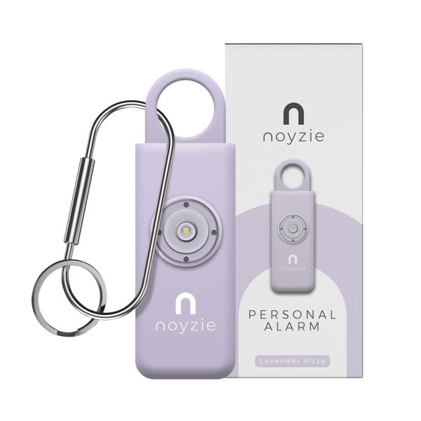 Noyzie 130db Personal Safety Alarm Siren & 200 Lumen Strobing LED Light - Rechargeable