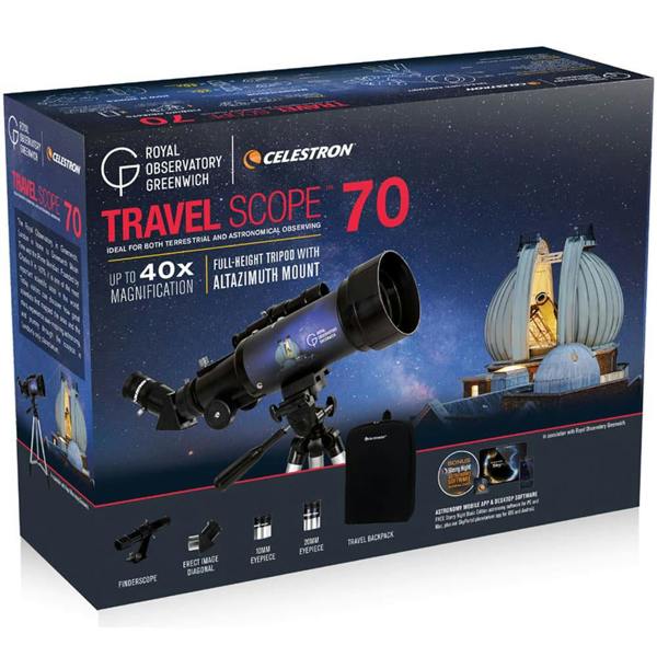Celestron Royal Observatory Greenwich Travel Scope 70 Telescope
