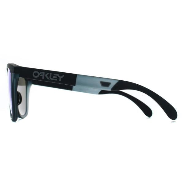 Oakley Sunglasses Frogskins Range OO9284-19 Matte Black Prizm Sapphire