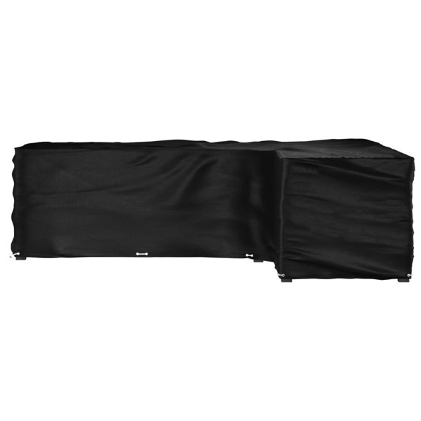 Berkfield L-Shaped Garden Furniture Cover 18 Eyelets 285x220x80 cm