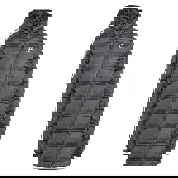 Adidas Womens/Ladies Essentials 3 Stripes Parka - Black - 