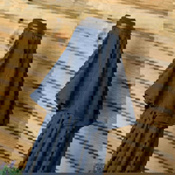 Samuel Alexander 2.7m Havana Garden Patio Parasol with Crank Handle and Cover in Blue