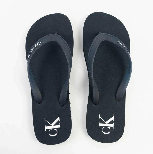 Calvin Klein BEACH SANDAL TRANSPA Mens Sandals Calvin Navy/Bright White