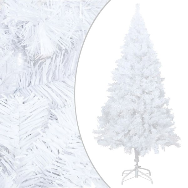 Berkfield Artificial Christmas Tree with Thick Branches White 240 cm PVC