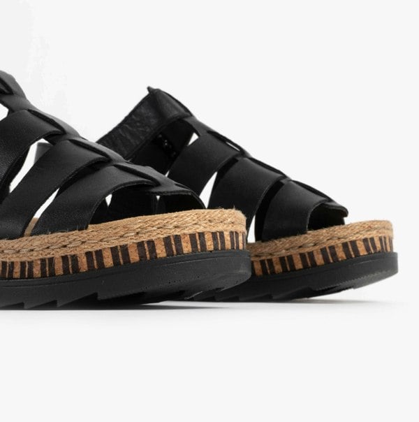 Rieker V7904-00 Womens Sandals - Black