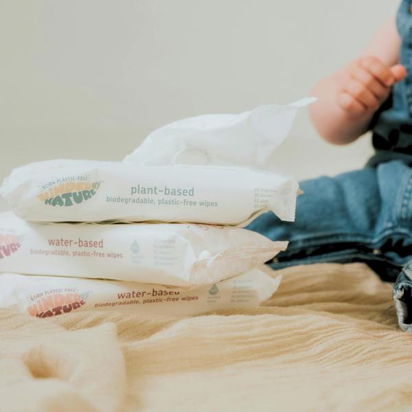 Kinder by Nature Plant-Based Baby Wipes - 56 wipes x 12 packs