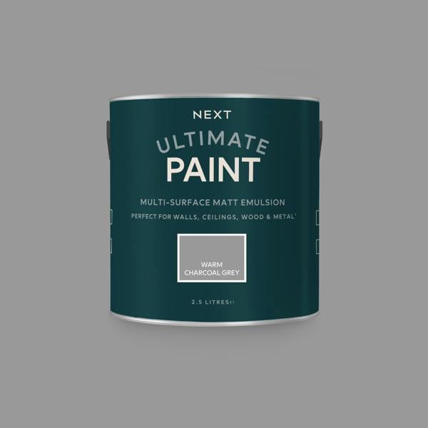 Next Warm Charcoal Grey Mixed To Order Ultimate Paint 2.5L