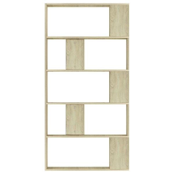 Berkfield Book Cabinet/Room Divider Sonoma Oak 80x24x159 cm Engineered Wood