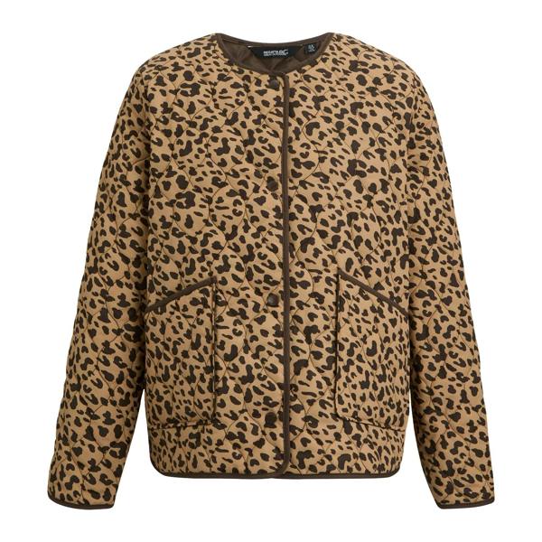 Regatta Womens/Ladies Mira Leopard Print Jacket - Brown - 