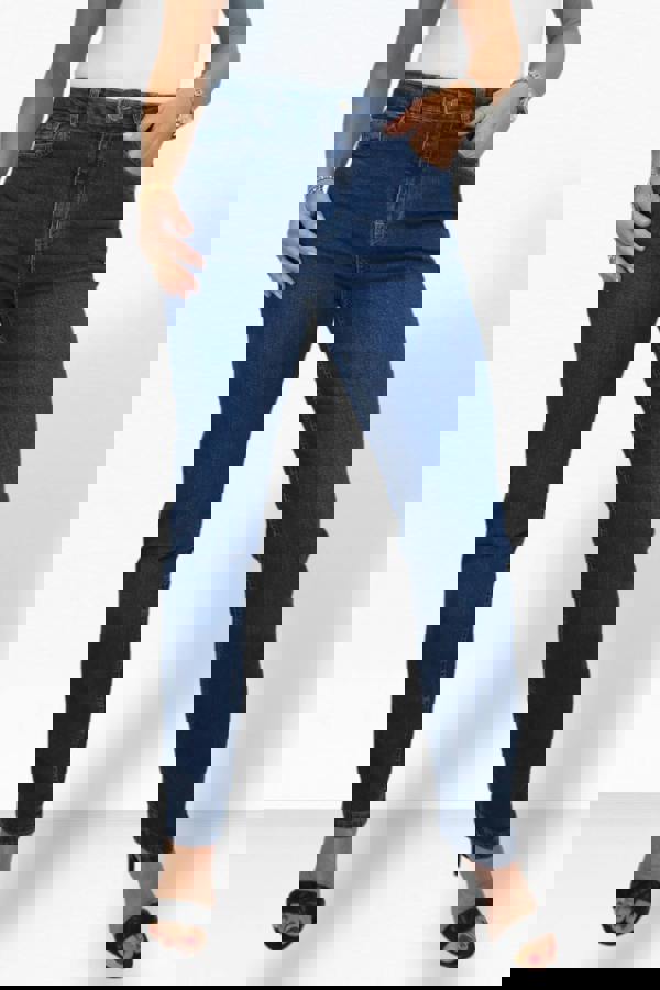 Paulo Due Womens Classic Straight Leg Denim Jeans