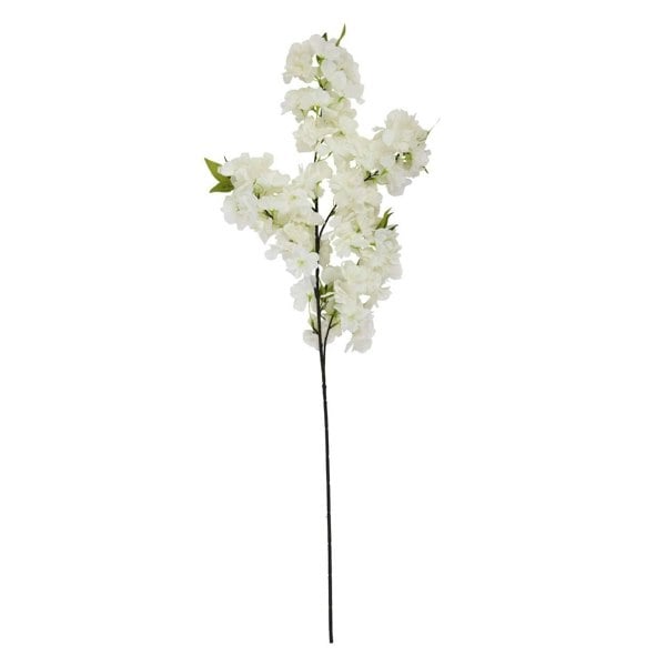 Hill Interiors Cherry Blossom Artificial Flower - White