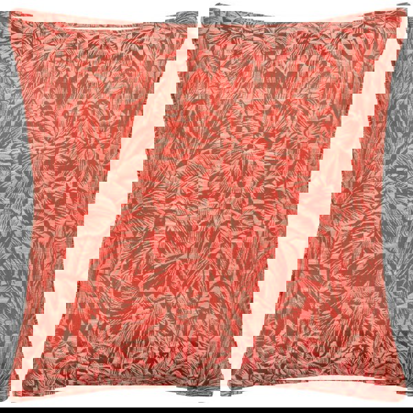 Wylder Nature Grantley Jacquard Piped Cushion Cover - Brick
