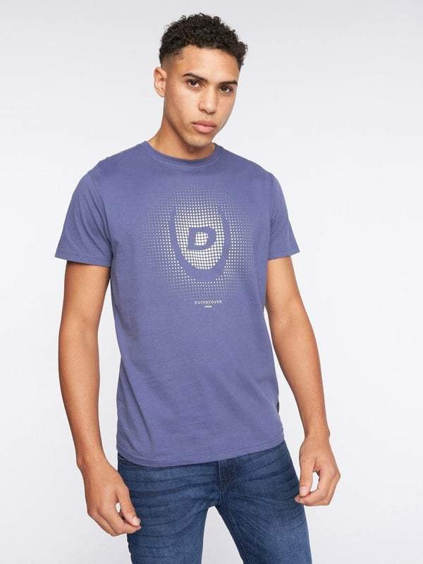 Duck and Cover Pulsea T-Shirt - Denim Blue