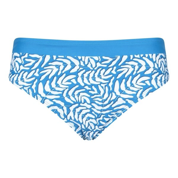 Mountain Warehouse Womens Ocean Notion Leaf Print Bikini Bottoms - Blue