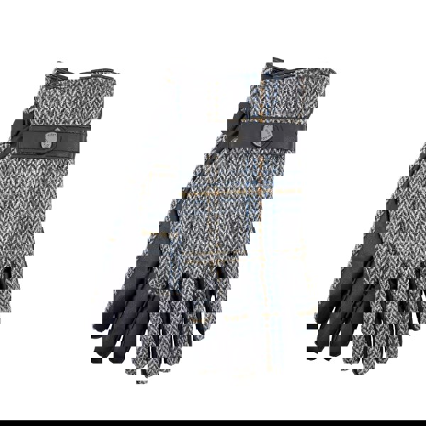 Heritage Traditions Mens Tweed Stud Gloves