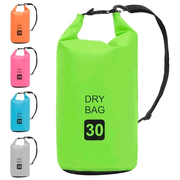 Berkfield Dry Bag Green 30 L PVC