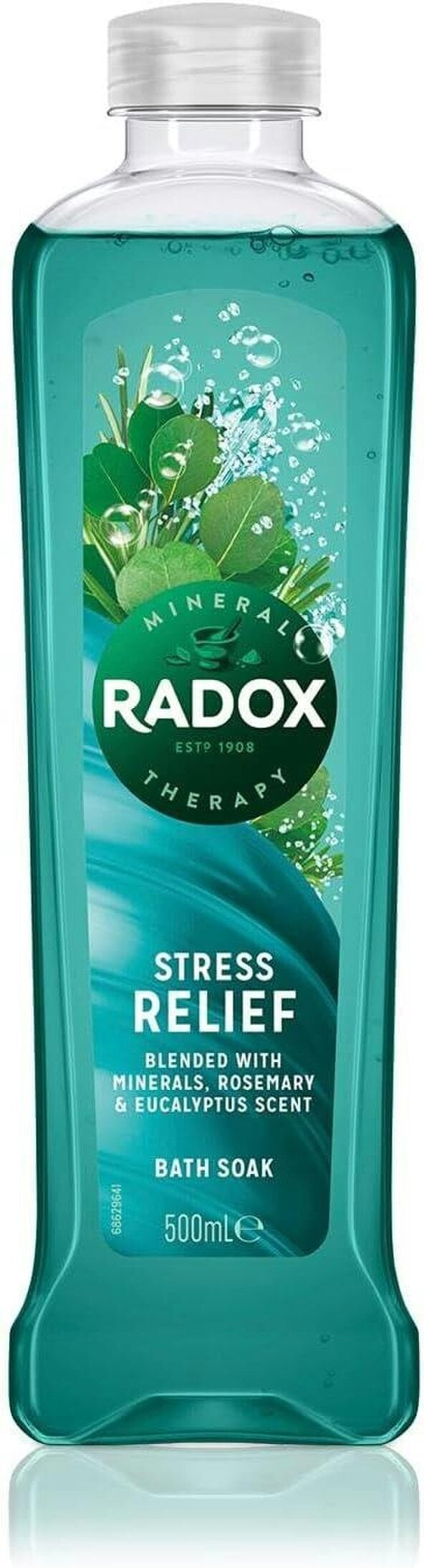 RADOX Stress Relief Bath Soak 6 x 500ml - Rosemary & Eucalyptus