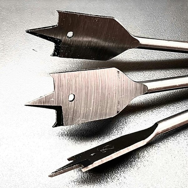 Fixaball Spade Flat Wood Drill Bits All Sizes All Woods 6mm - 38mm