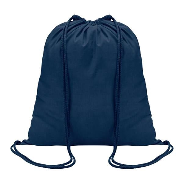 MidOcean Colored Cotton Drawstring Bag - Blue
