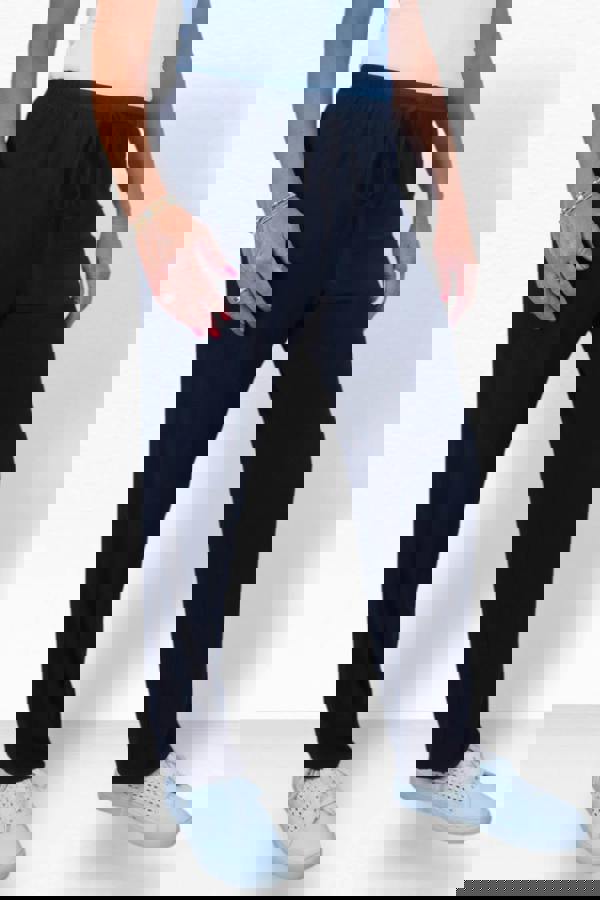 Paulo Due Women's Drawstring Elastic Waist Relaxed Fit Trousers