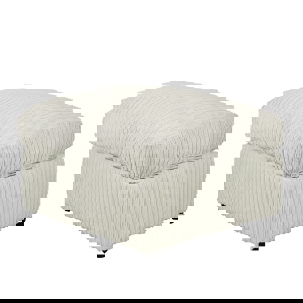 dylan cream footstool jumbo cord