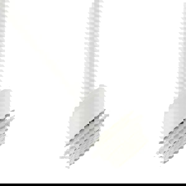 Classic Matte White Ceiling Light Fixture to Showcase Lamp Shades Image 3