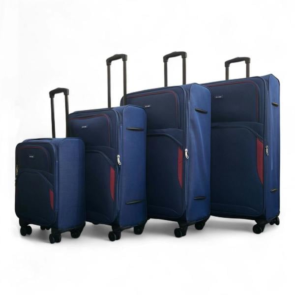 Infinity Luggage Expandable Soft 8 Wheel Lightweight Suitcase Luggage Travel Bags Set