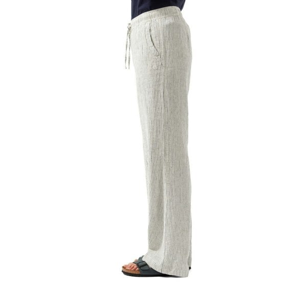 Craghoppers Women's Linah Striped Lounge Pants - Cool White/Navy