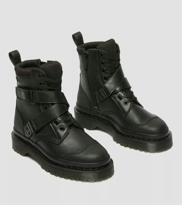 Dr. Martens 1460 Bex Tech Leather Women's Black Boots