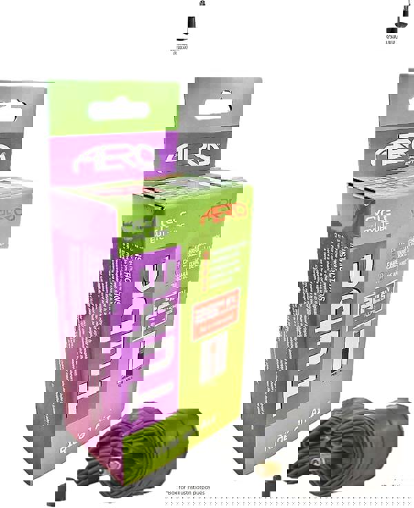 Aero Sport Butyl Rubber 26" x 1.75-2.125 Inner Tube 500%* Extra Ride Time Schrader Valve