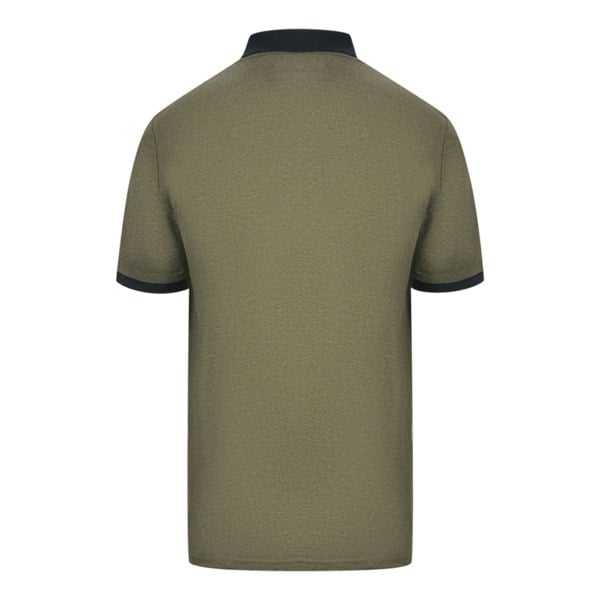 Lyle & Scott Block Marl Polo Shirt - Olive Green