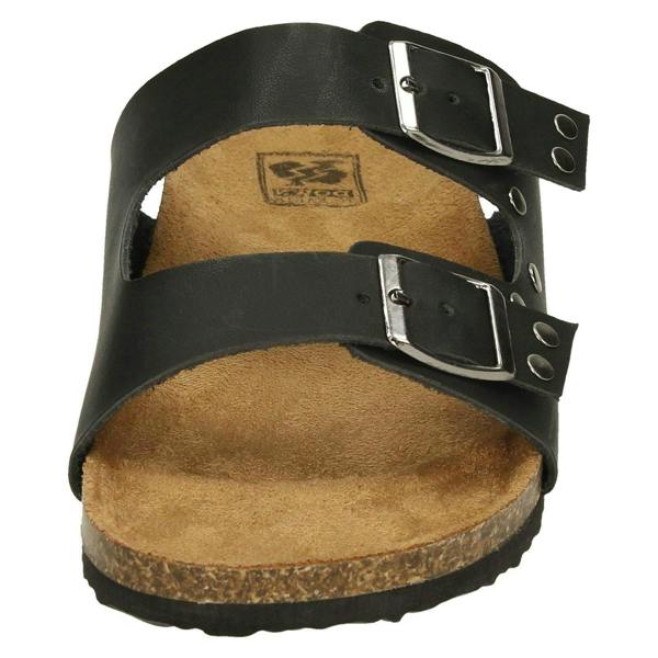 Down to Earth Ladies Down To Earth Double Buckle Strap Sandals