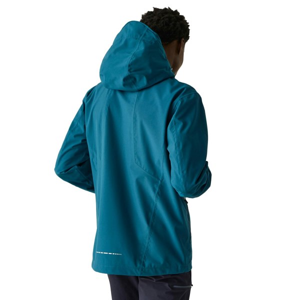 Regatta Mens Bosfield II Waterproof Jacket - Moroccan Blue/Citron Lime