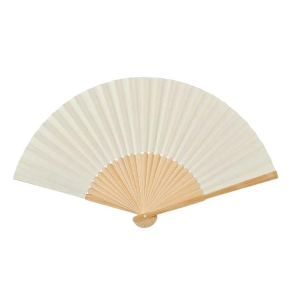 MidOcean Fanny Bamboo Handheld Fan - Beige - 