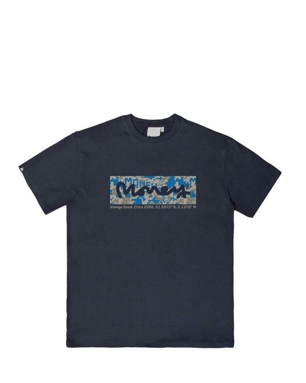 Money Digi Camo Tee - Navy