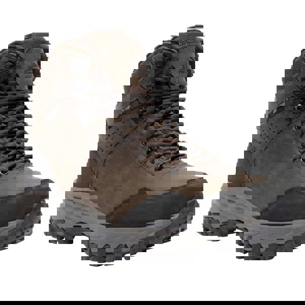 Trespass Mens Stride Leather Walking Boots - Dark Brown