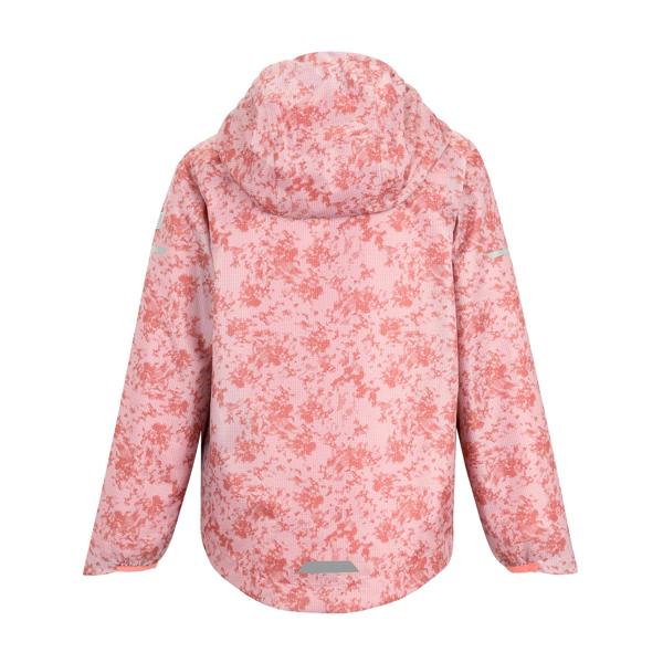 Regatta Childrens/Kids Lever II Camo Waterproof Jacket - Pink Haze - 