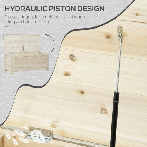 Wyld Haus Keno Fava Panelled Wood And Metal Outdoor Storage Box 155 Litre