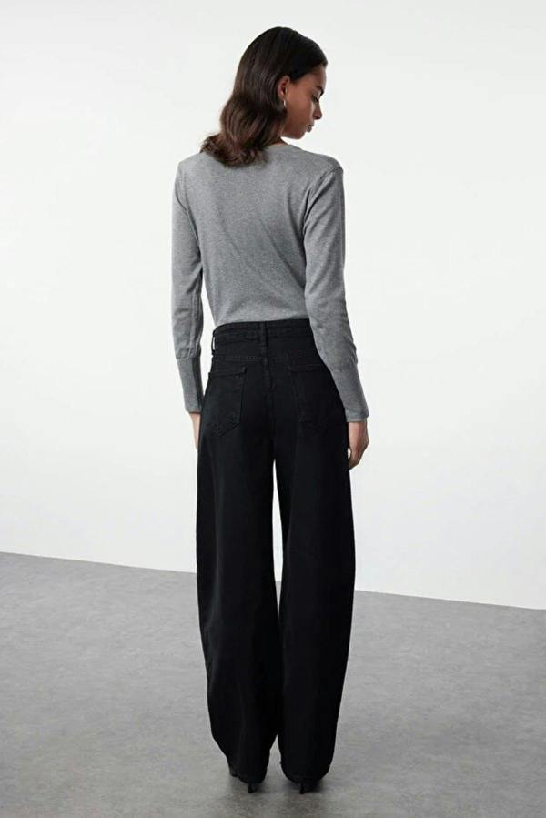 WOVCOR High Waist Baggy Jeans