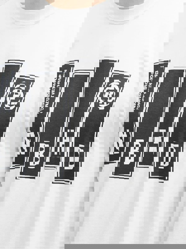 Neighborhood Logo Printed T-Shirt White