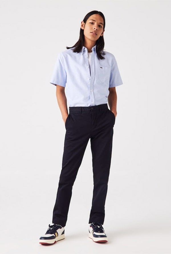 Lacoste Men's New Classic Slim Fit Stretch Cotton Trousers