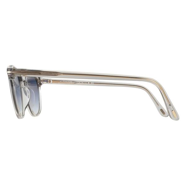 Tom Ford Sunglasses Holt-02 FT1302 20W Shiny Crystal Clear Blue Gradient
