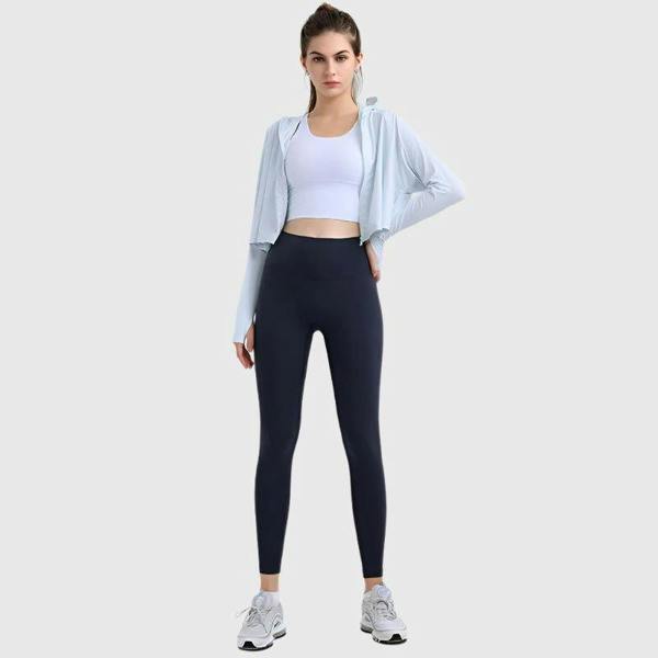 Anniou UPF 50+ Hooded Cropped Shirt - one-size - light-blue