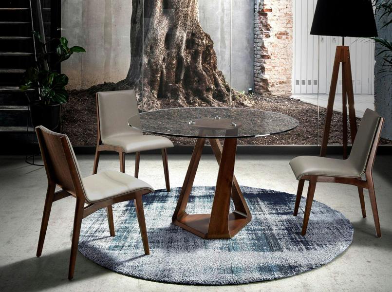 Angel Cerdá Dark Mink Leatherette Chair 4070