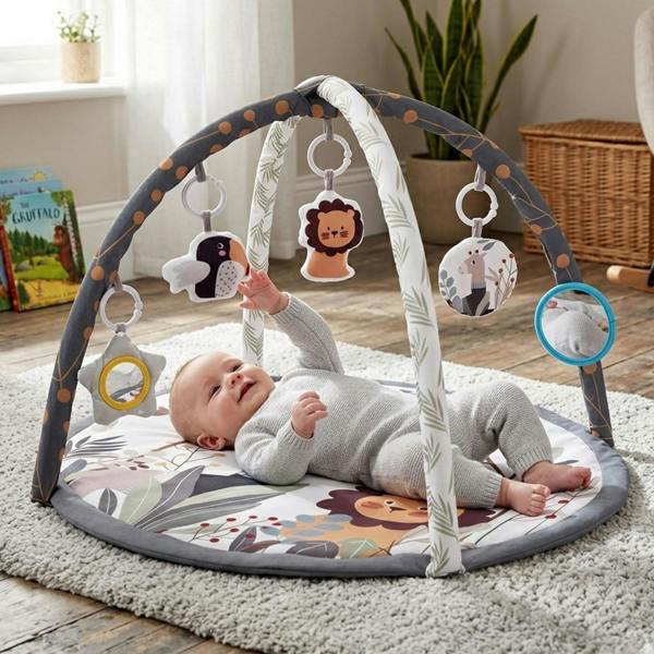 Dragodirect Baby Play Gym Music Mat with Sensory Toys for Toddlers 1–3