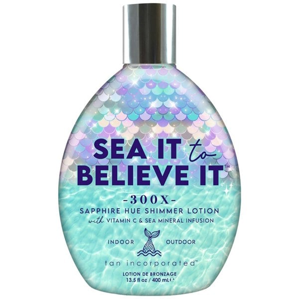 Tan Inc Sea It To Believe It Sapphire Hue Shimmer Lotion Accelerator - 400ml