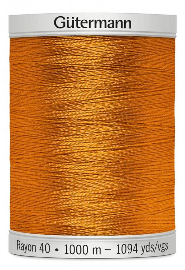 Gutermann No 40 Sulky Rayon Embroidery Thread 1000m Rayon Thread Suitable For Embroidery