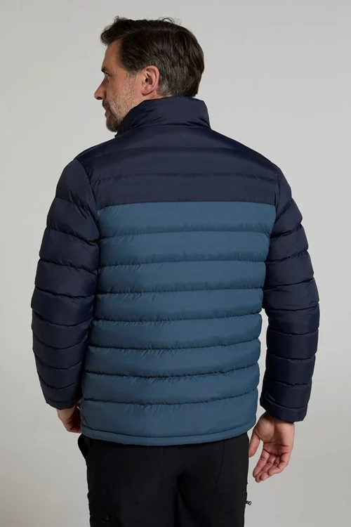 Mountain Warehouse Mens Vista Padded Jacket - Dark Blue