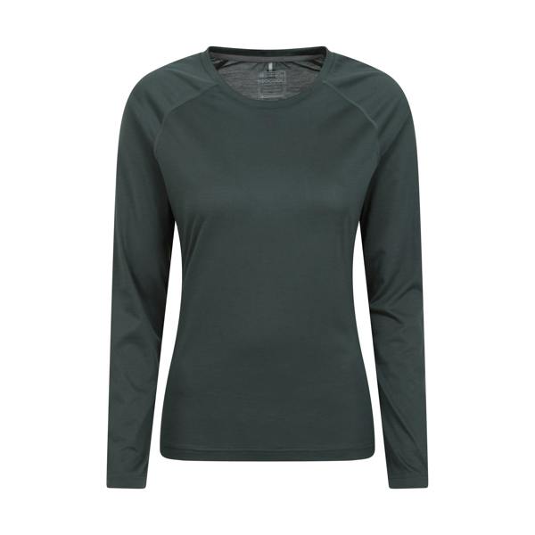 Mountain Warehouse Womens/Ladies Quick Dry Long-Sleeved Top - Khaki Green