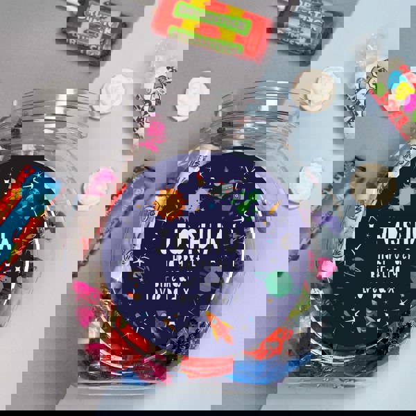 Personalised Memento Company Personalised Space Sweet Jar